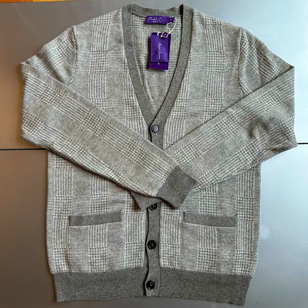 Ralph Lauren Purple Label Cashmere Cardigan: NEVER WORN